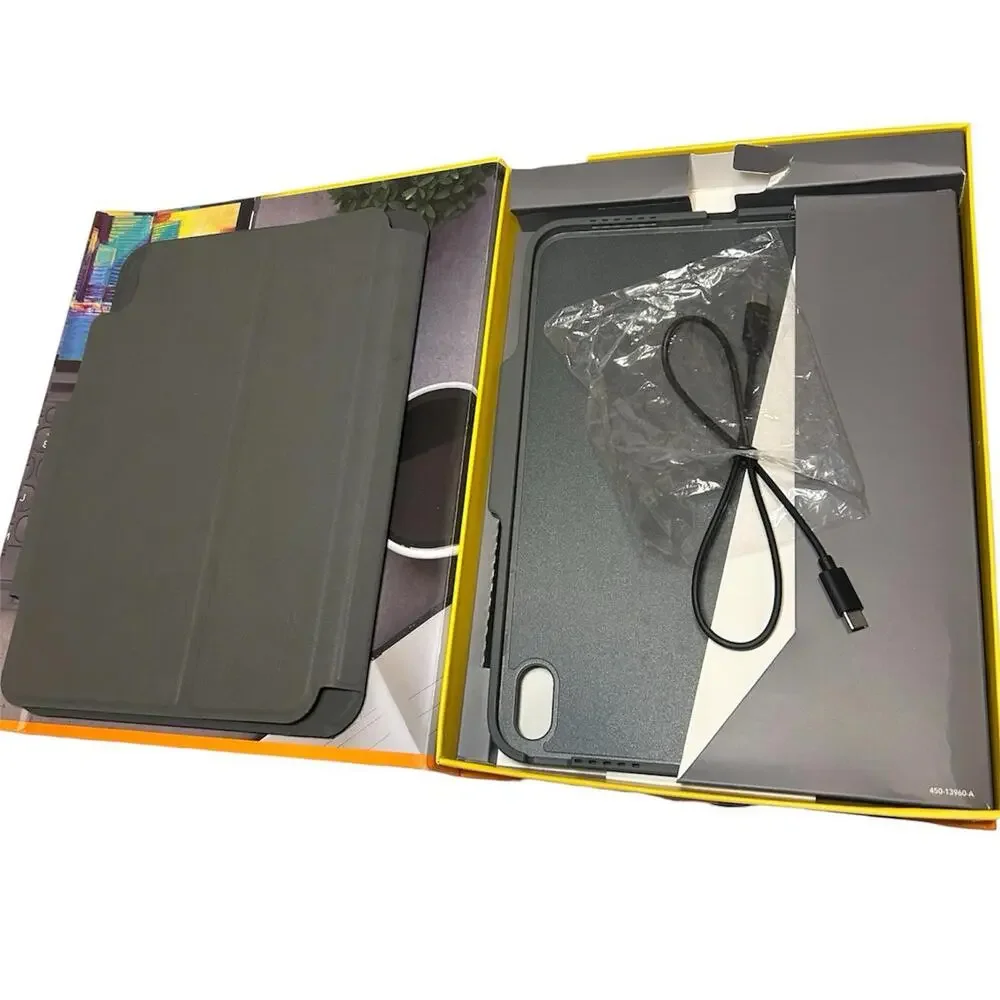 ZAGG Pro Keys Keyboard Folio Case for Apple iPad (10th Gen) Grey - NEW / OPENBOX